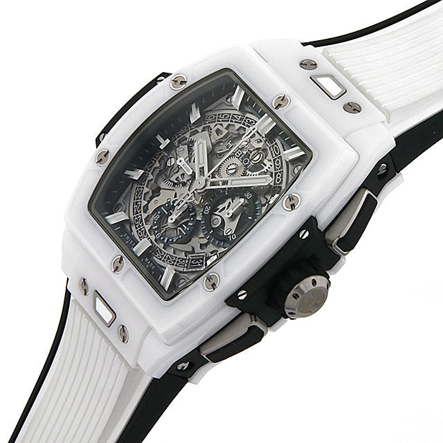 Hublot Spirit of Big Bang Chronograph White Ceramic Men's Luxury Watch - Perfect for Business, Gala Events & Special Occasions