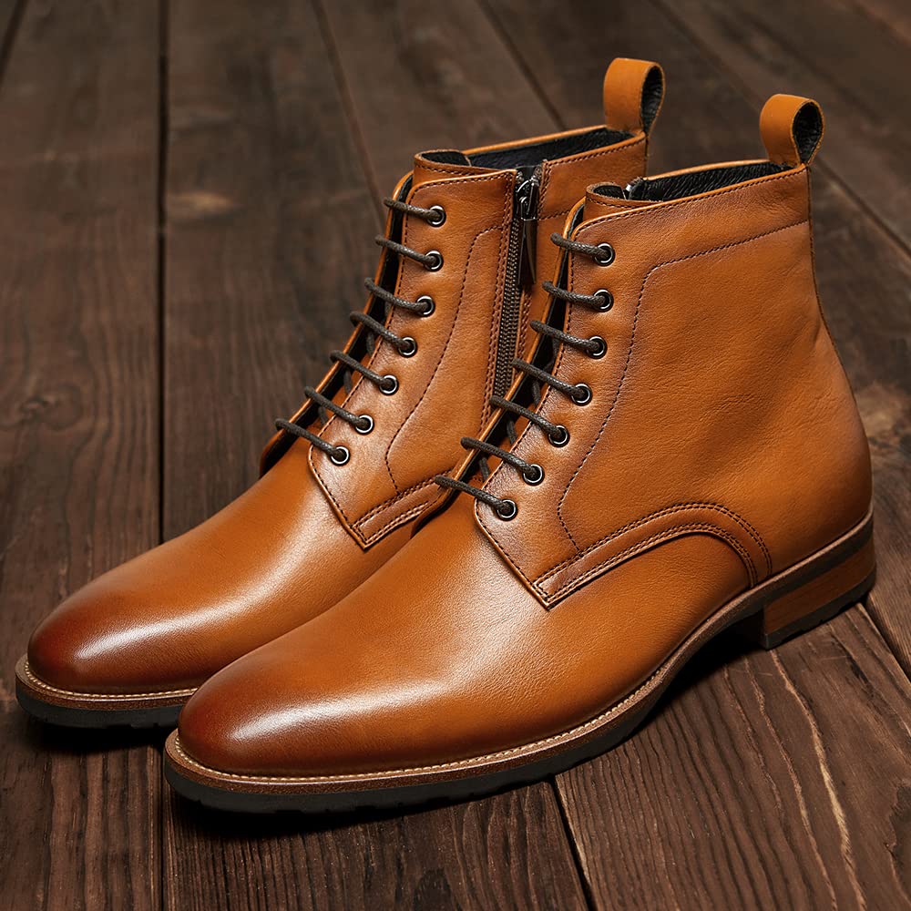 **Dockorio Men's Chukka Dress Boots - Stylish Oxford Boots for Casual & Formal Wear - Perfect for Office, Weddings & Night Out**