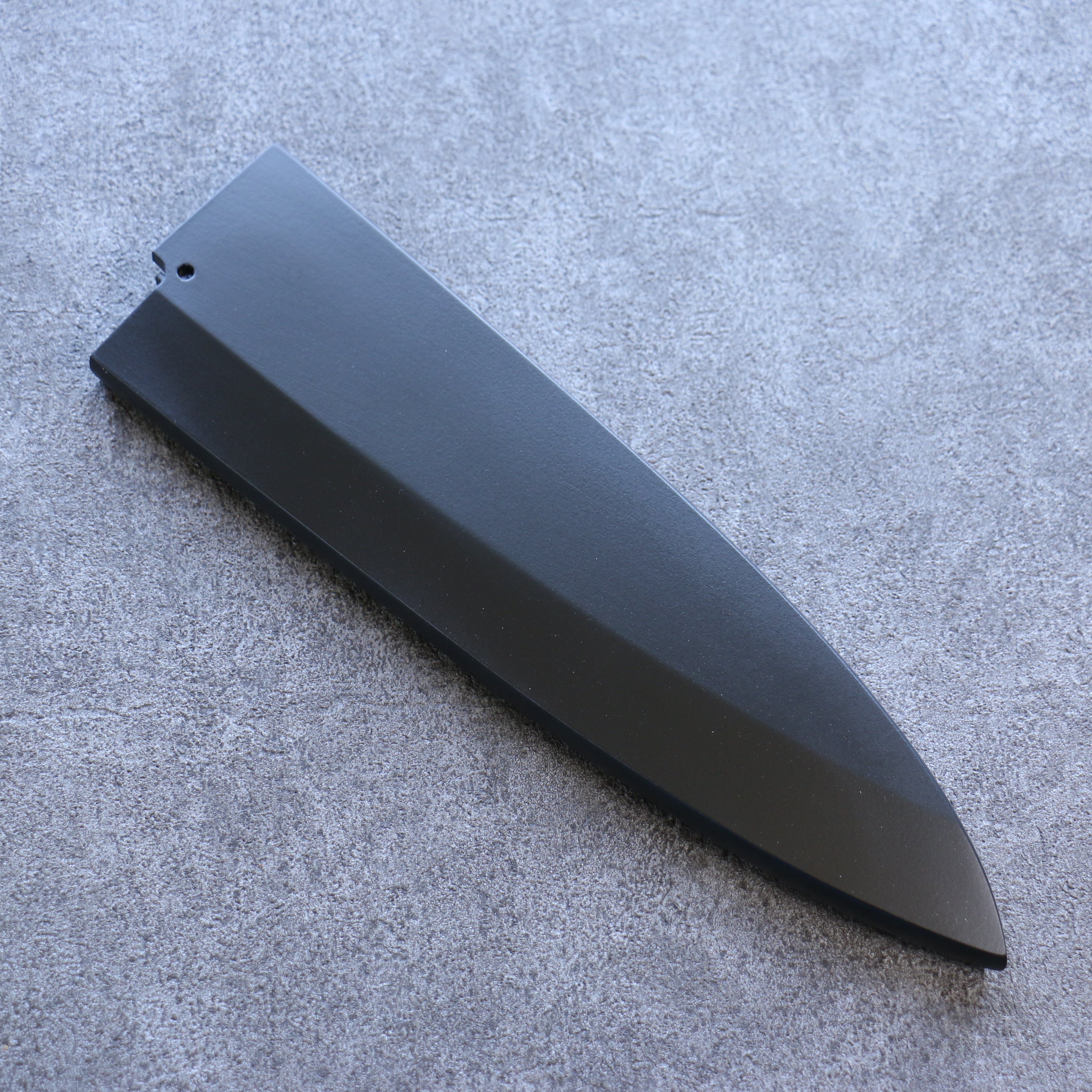 Premium Black Magnolia Sheath for 225mm Deba Knife with Plywood Pin - Perfect for Japanese Kitchen, Sushi Preparation & Professional Chefs
