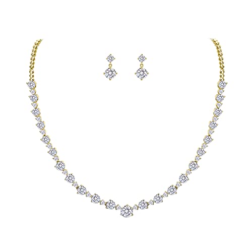 Clear Gold-Tone