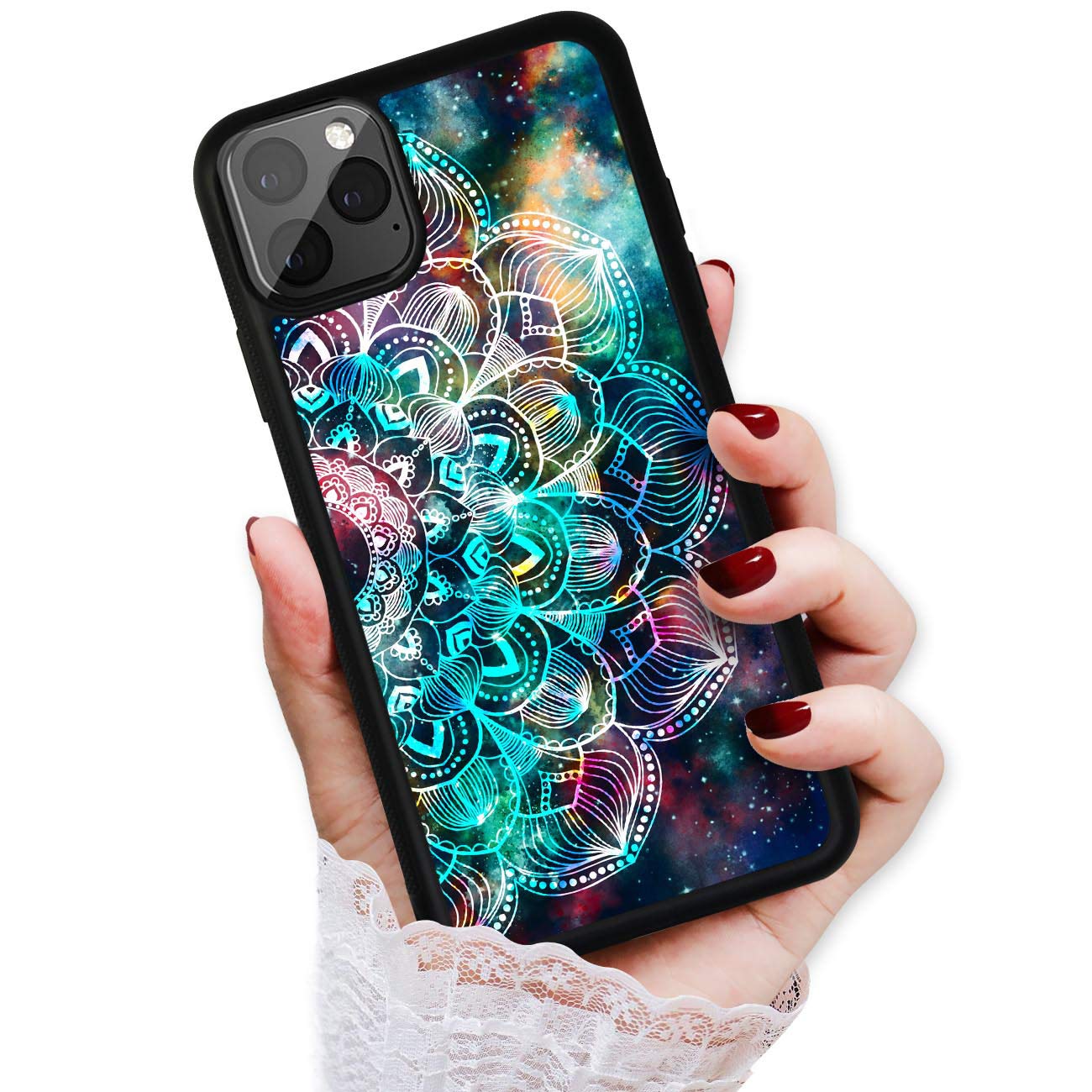 Durable Soft Protective Phone Case for iPhone 12 & iPhone 12 Pro - Spiritual Mandala Design (HOT13077) | Slim Fit, Shockproof Cover for Everyday Use & Travel Protection