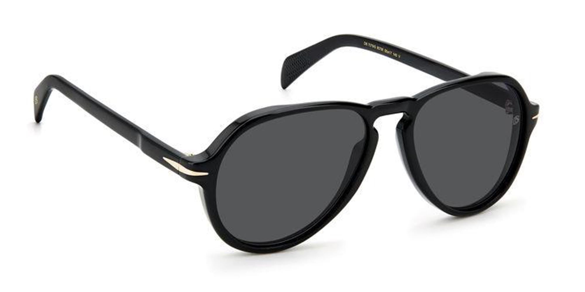 David Beckham DB7079/S Men's Sunglasses - Polarized UV Protection Aviator Style for Driving, Outdoor Sports & Fashion
