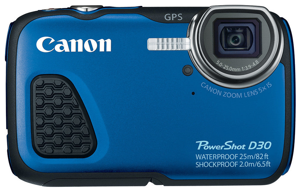 Canon PowerShot D30 Waterproof Digital Camera 12.1MP with 5x Optical Zoom - Perfect for Underwater Photography, Travel & Outdoor Adventures