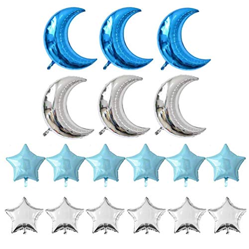 Moon Star Blue and Silver