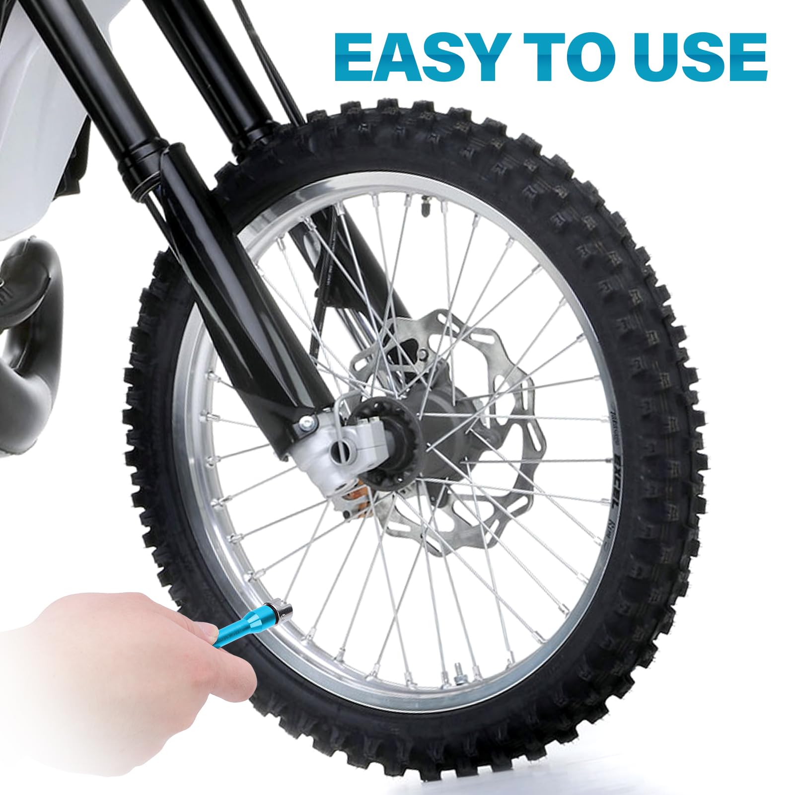 Premium Motorcycle Spoke Wrench Set - CNC Spanner Kit (5.0-6.8mm) with Durable Storage Box for Bike Wheel Maintenance - Perfect for Road Bikes, Dirt Bikes & Cruisers (Blue) - WODHMIEYgrkzgqvbu1-11