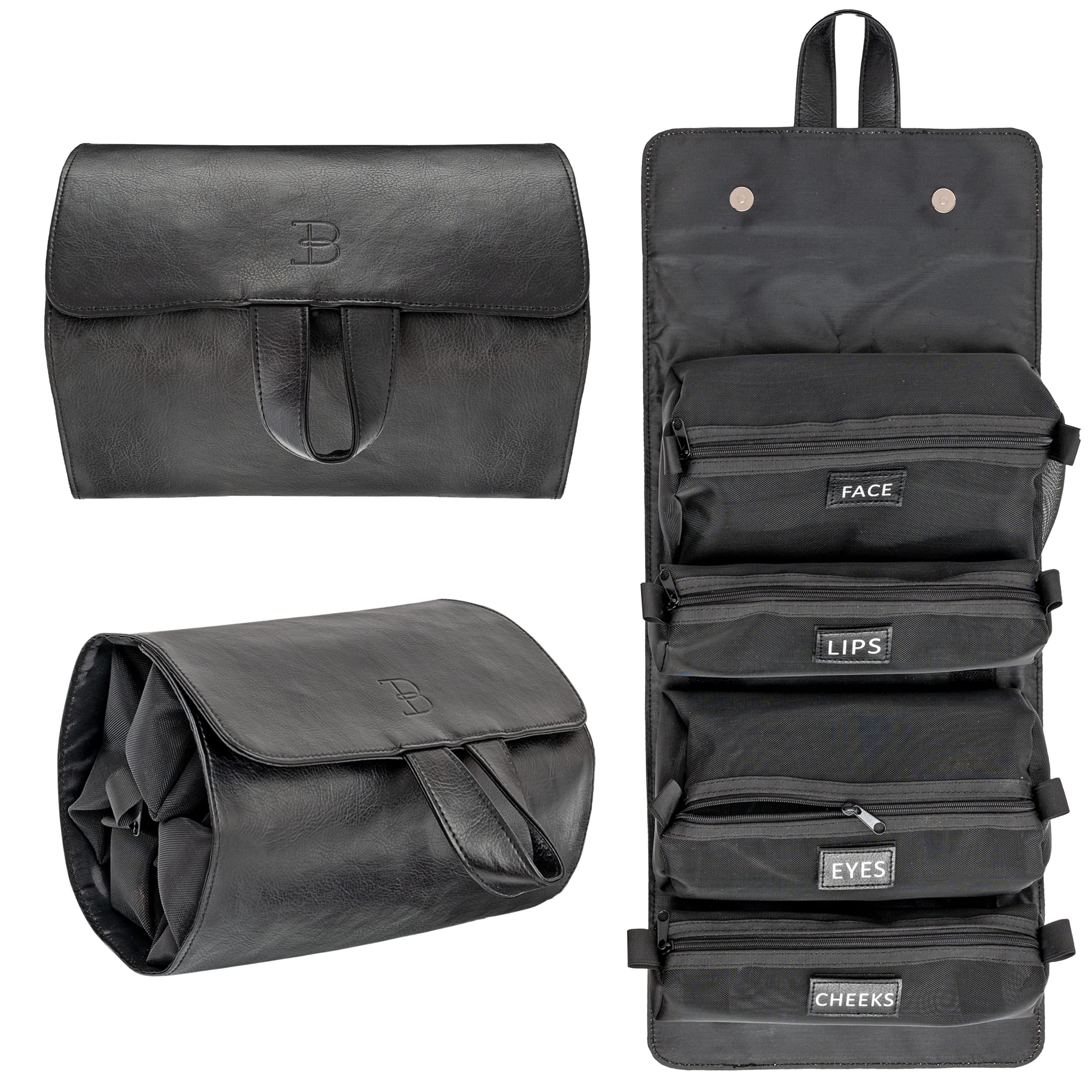 Hanging Toiletry Bag for Women - Waterproof Cosmetic Travel Organizer with Multiple Pockets - Perfect for Makeup, Skincare & Travel Essentials - Ideal for Vacation, Gym & Business Trips