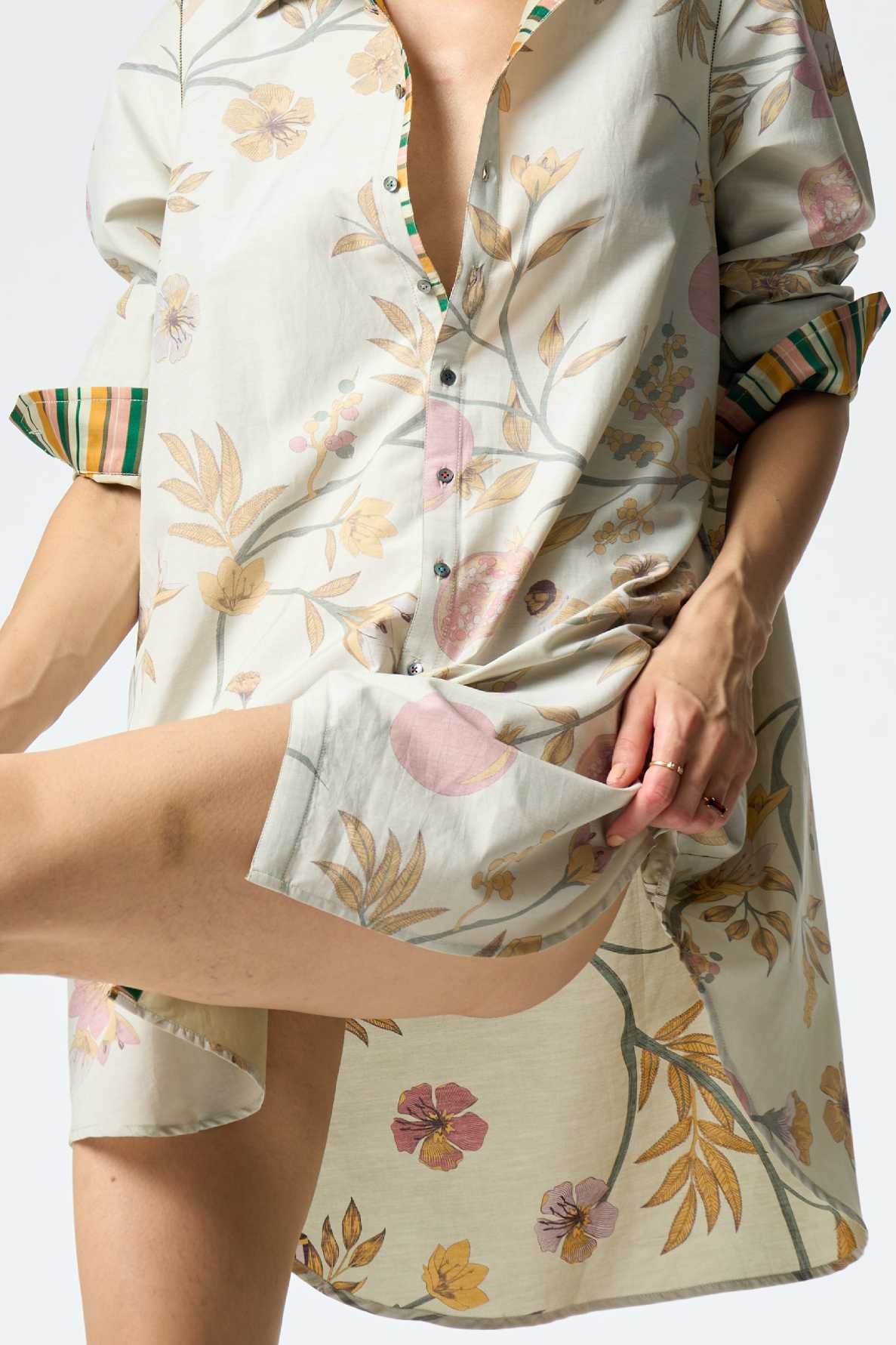Oversized Cotton Silk Shirt in Mint Green - Perfect for Casual Wear, Layering & Boho Outfits