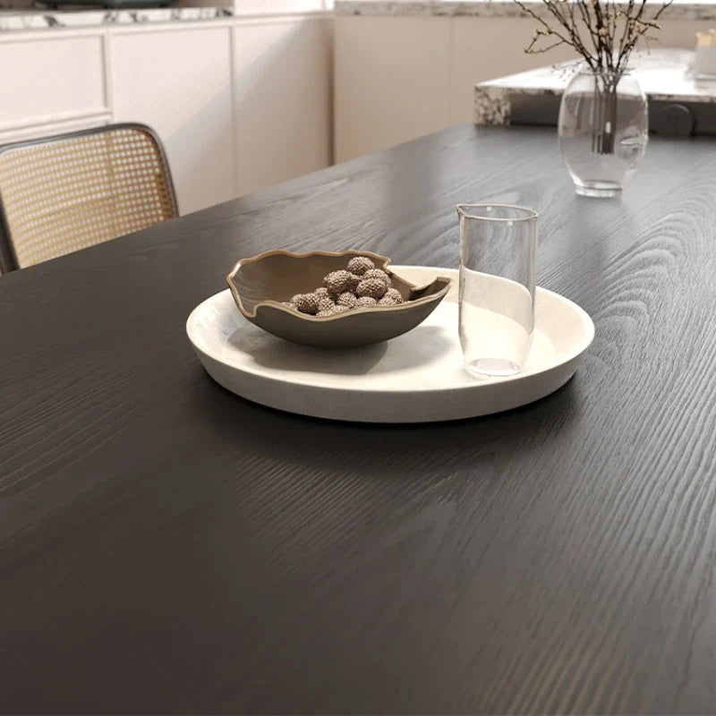 Semicircle Wooden Island Dining Table - Solid Wood Kitchen Counter Table for Small Spaces - Perfect for Breakfast Nook, Apartment Dining & Kitchen Island Extension