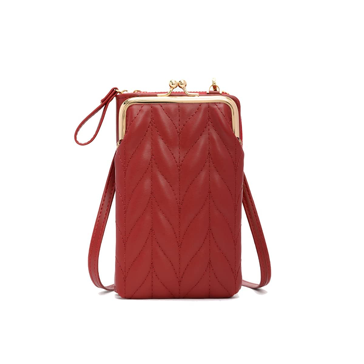 Hanbella Women's Crossbody Phone Bag - Small Shoulder Purse with 14 Credit Card Slots & RFID Protection - Stylish Wallet Handbag for iPhone, Android Phones - Perfect for Shopping, Travel & Daily Use
