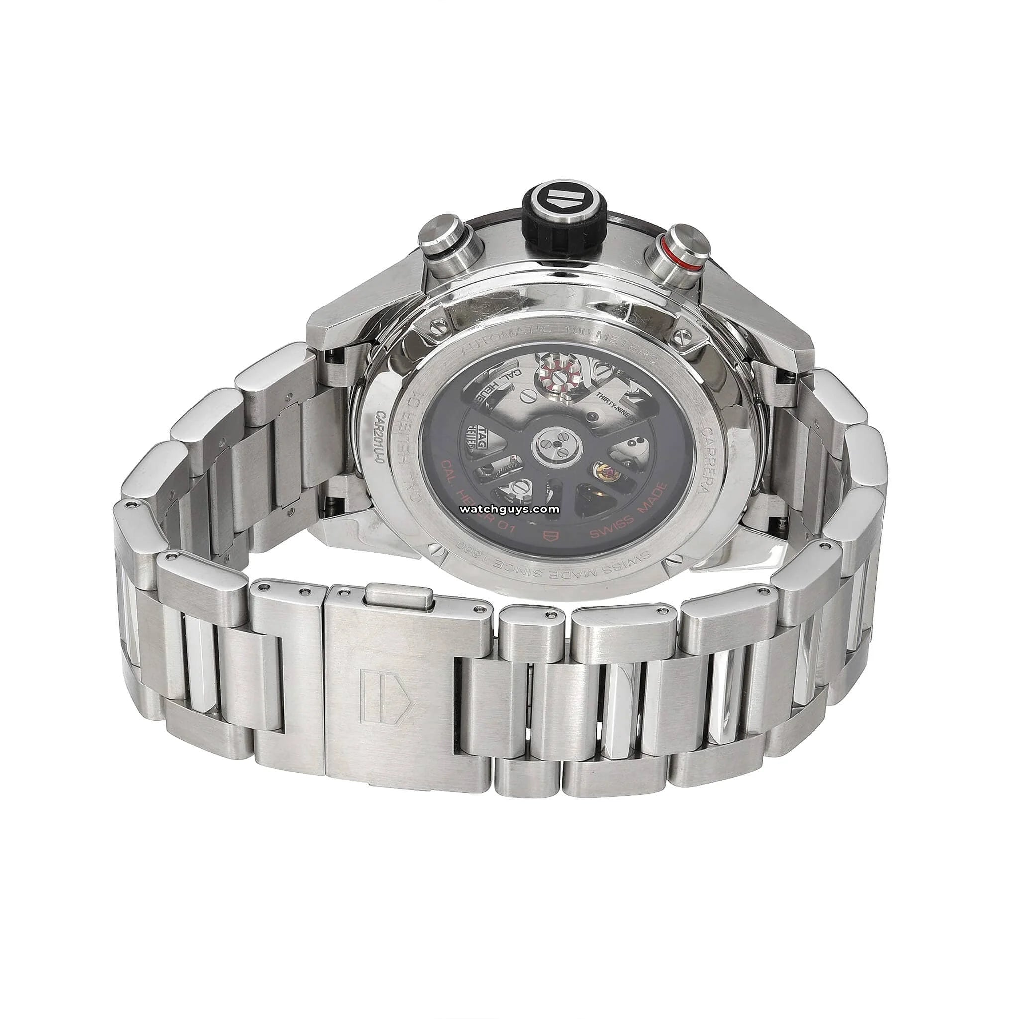 Tag Heuer Carrera Skeleton Automatic Men's Watch CAR201U 0 - Luxury Swiss Chronograph for Business & Formal Occasions