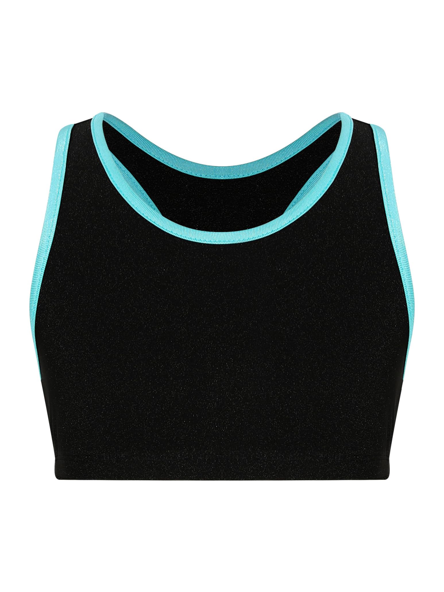Girls' 2-Piece Dance Outfit Set - Sports Bra & Athletic Leggings for Gymnastics, Yoga, and Performance - Breathable Comfort for Active Kids