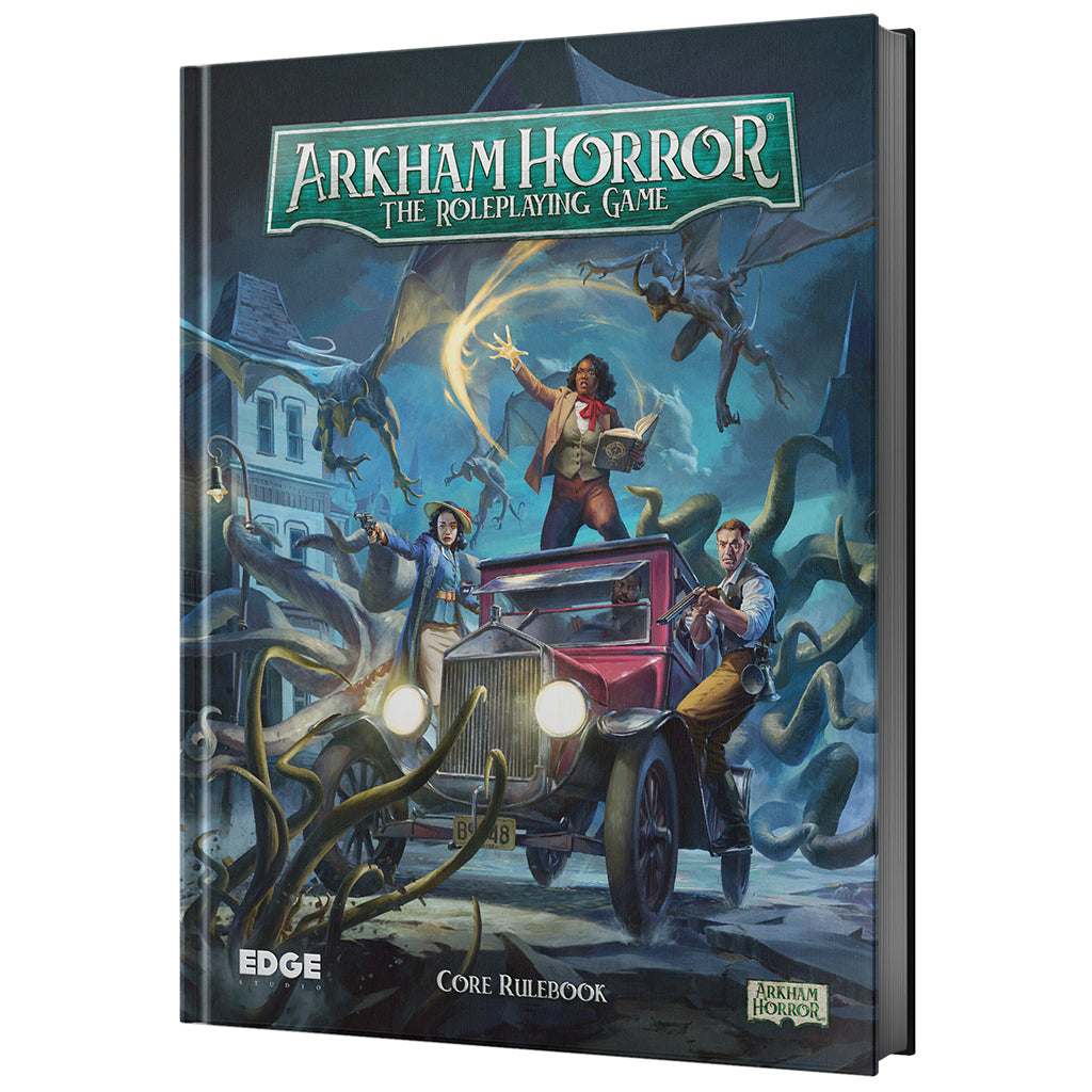 Arkham Horror RPG Core Rulebook - Ultimate Guide for Lovecraftian Horror Tabletop Gaming | Perfect for Game Nights & Horror Enthusiasts