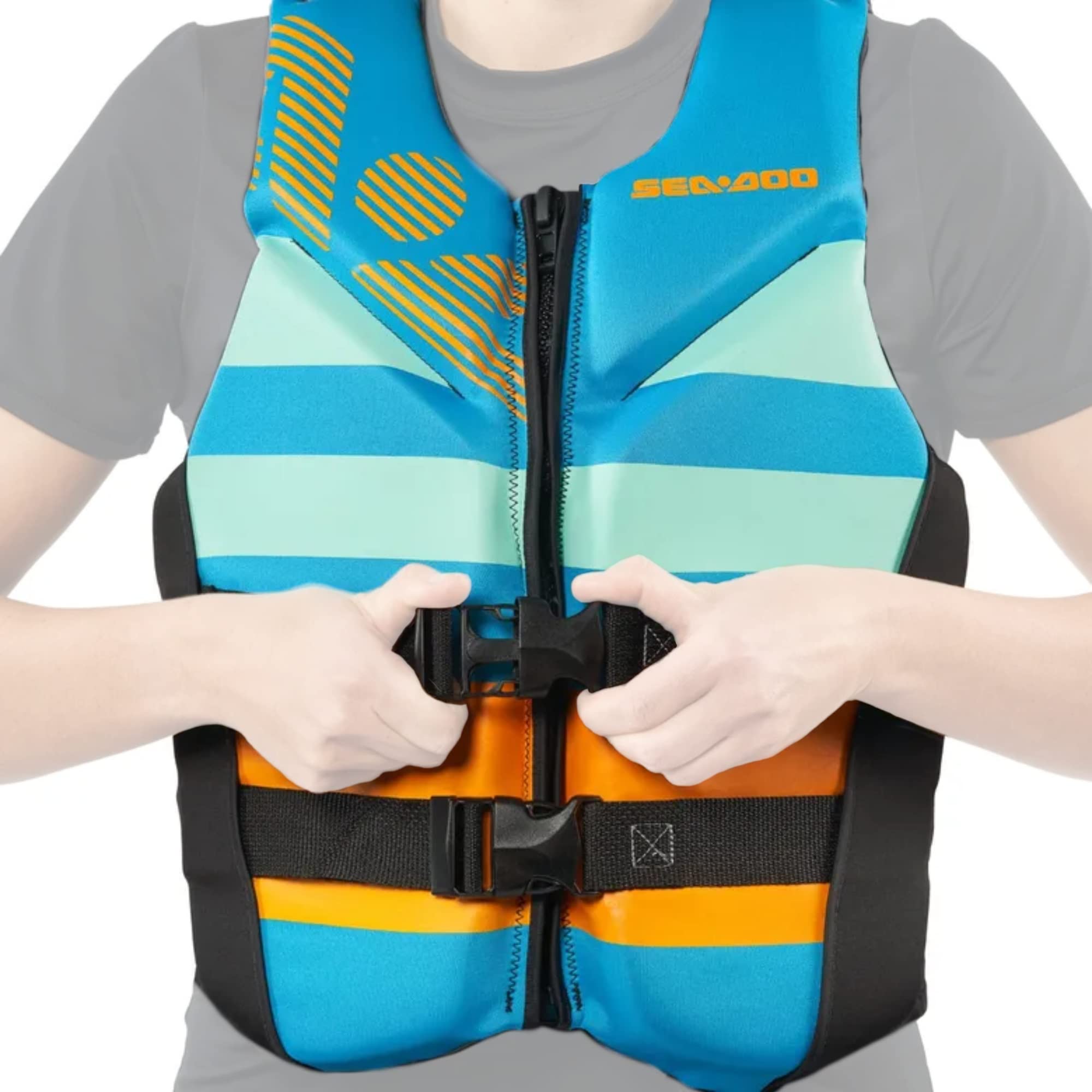 Sea-Doo New OEM Women's Extra Large Lightweight Freedom PFD Life Jacket 2859450981 - Perfect for Boating, Kayaking & Water Sports
