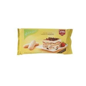 Schar Gluten Free Ladyfingers Biscuits - 5.3 Oz (Pack of 12) | Italian Dessert Cookies for Tiramisu, Tea Time & Party Snacks | Certified Gluten-Free & Non-GMO
