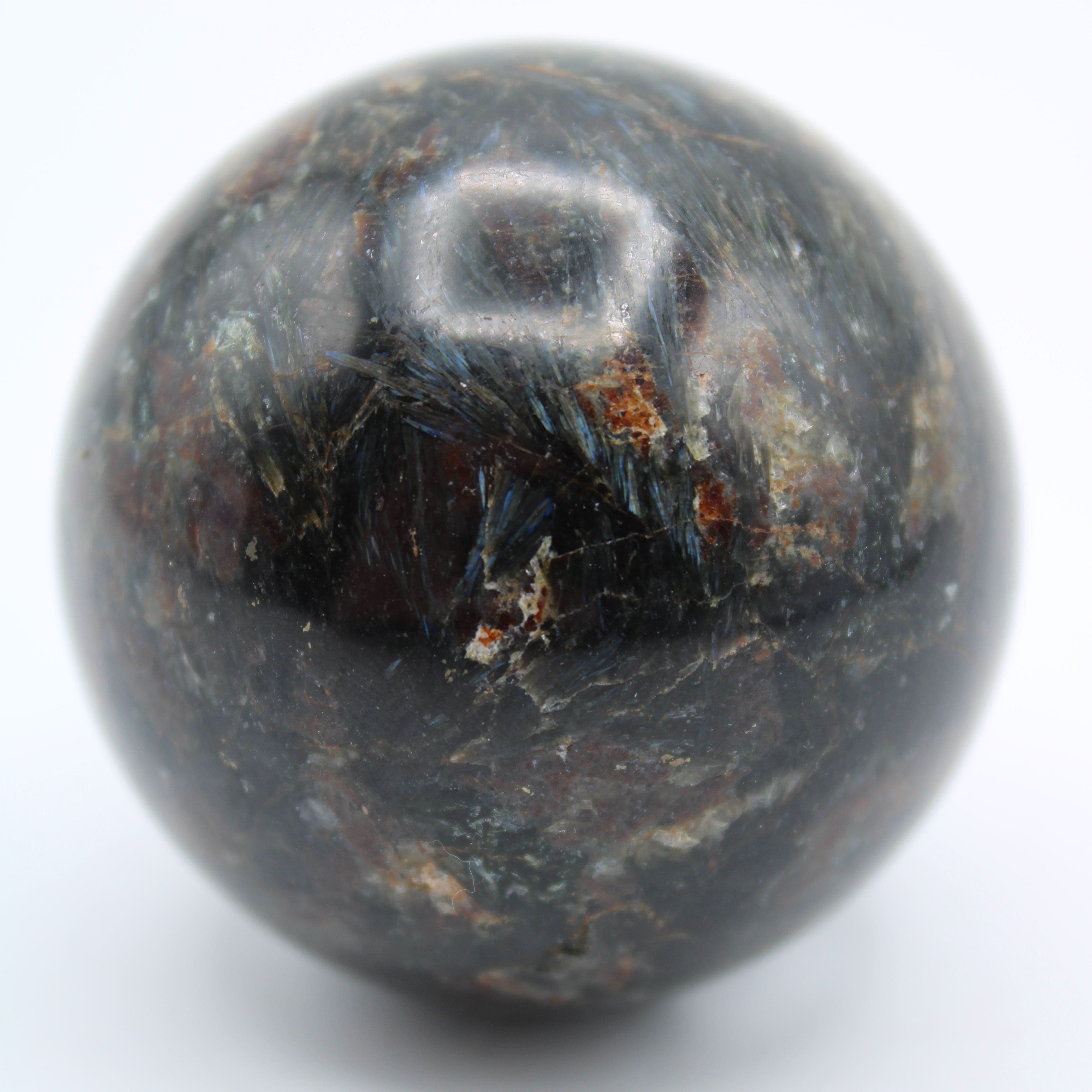 Natural Astrophyllite Sphere - Healing Crystal for Meditation, Energy Work & Spiritual Growth - Perfect for Home Decor, Yoga & Reiki