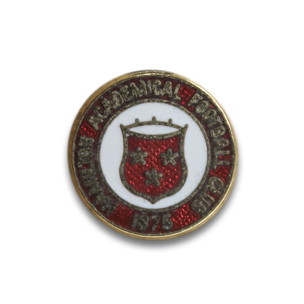Vintage Hamilton Academical FC Pin Badge - Collectible Football Club Memorabilia for Fans & Supporters - Perfect for Jerseys, Hats & Backpacks