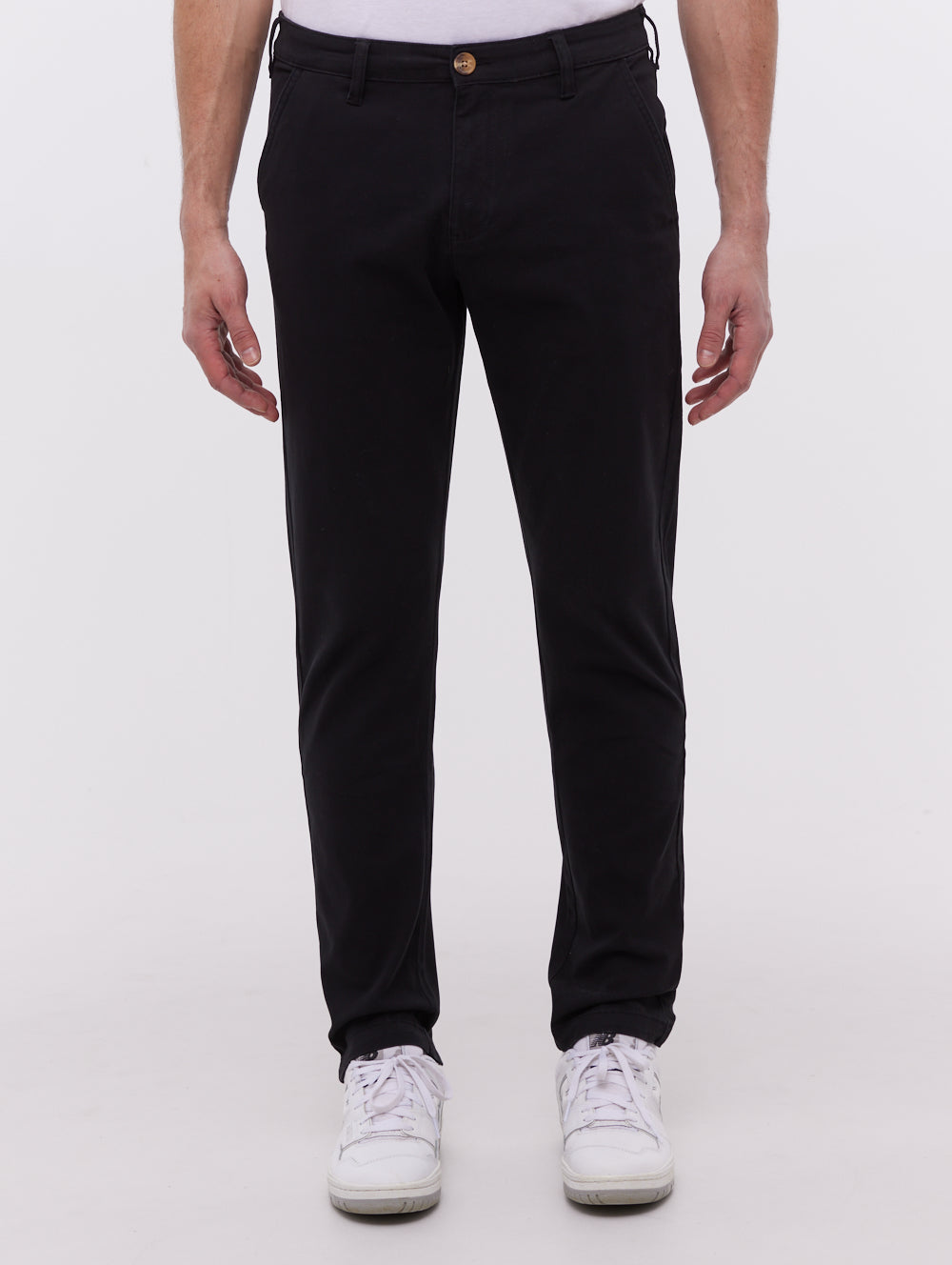 Jimini Washed Twill Chino Pants for Men - Comfortable Slim Fit Casual Trousers - Perfect for Office, Travel & Everyday Wear