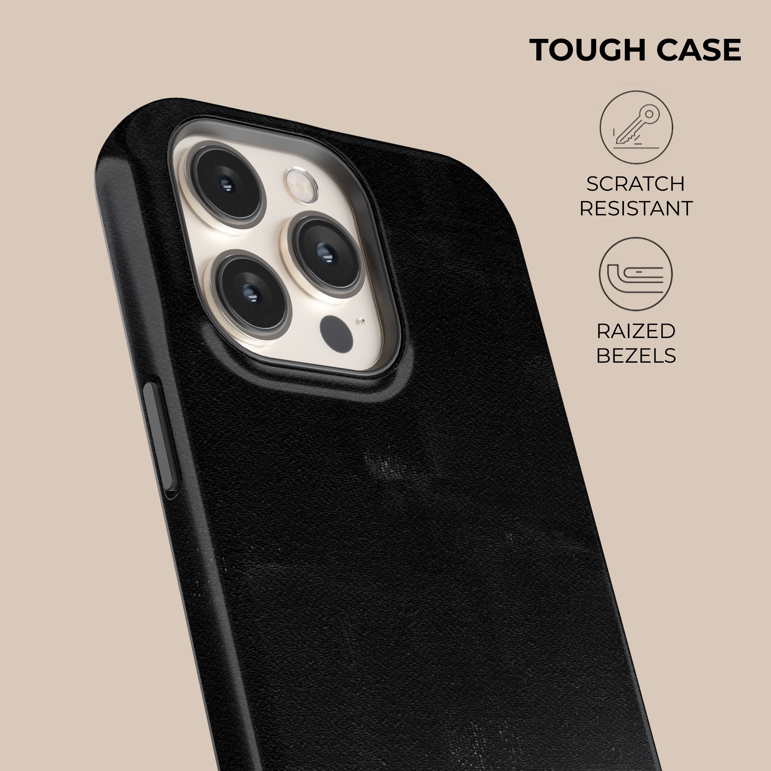 Premium Matte Black Clay Phone Case - Slim Fit, Shockproof & Durable Protection for iPhone & Android | Perfect for Outdoor, Travel & Everyday Use