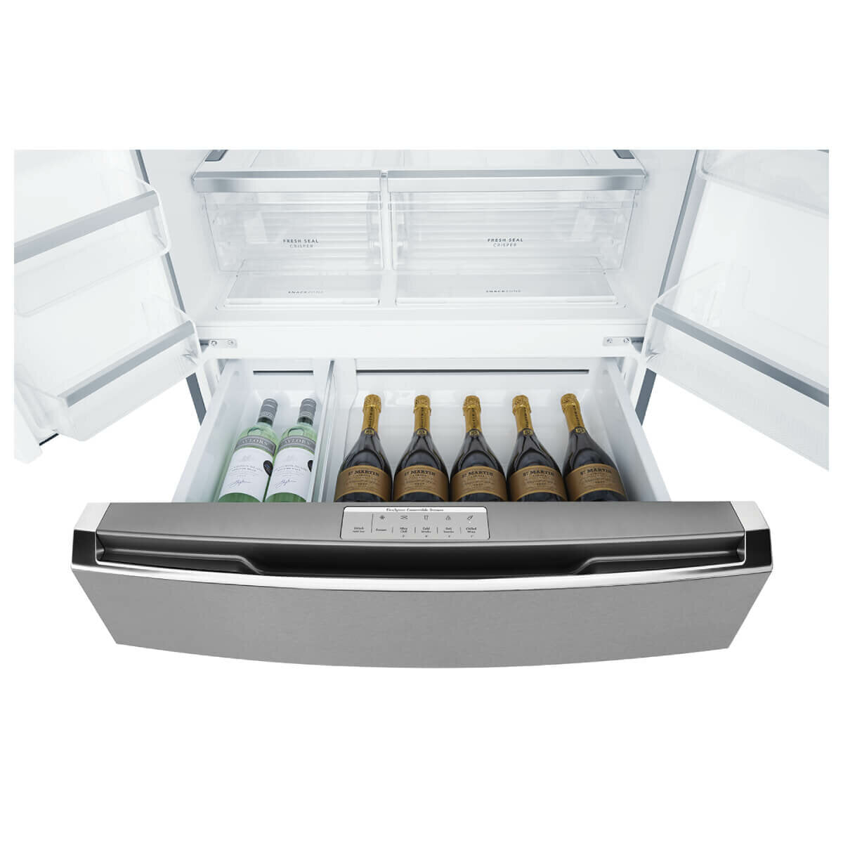 Westinghouse 609L French Door Refrigerator in Stainless Steel - WHE6170SB | Energy Efficient, Spacious Design for Modern Kitchens & Large Families