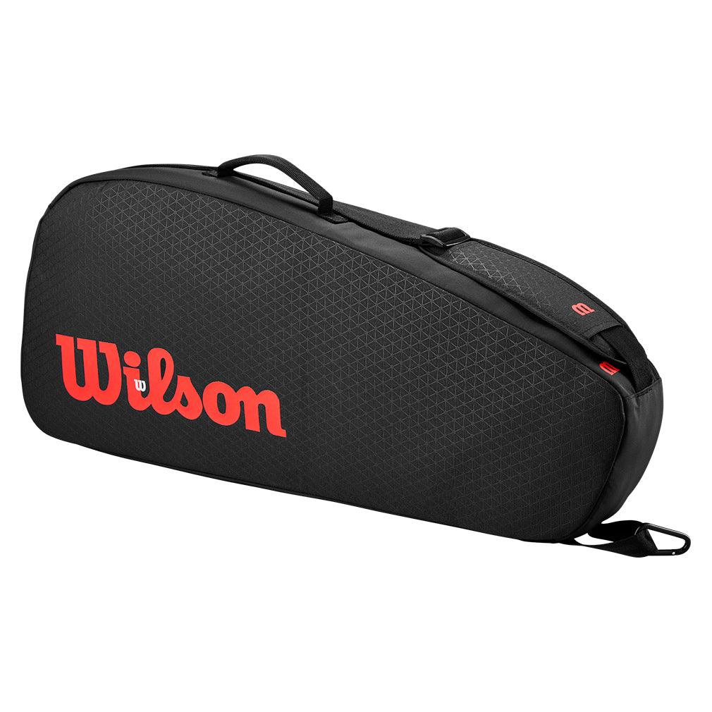 Clash V3 3-Pack Tennis Racquet Bag - Black & Infrared | Premium Tennis Gear for Men & Women | Perfect for Court, Travel & Tournament Use