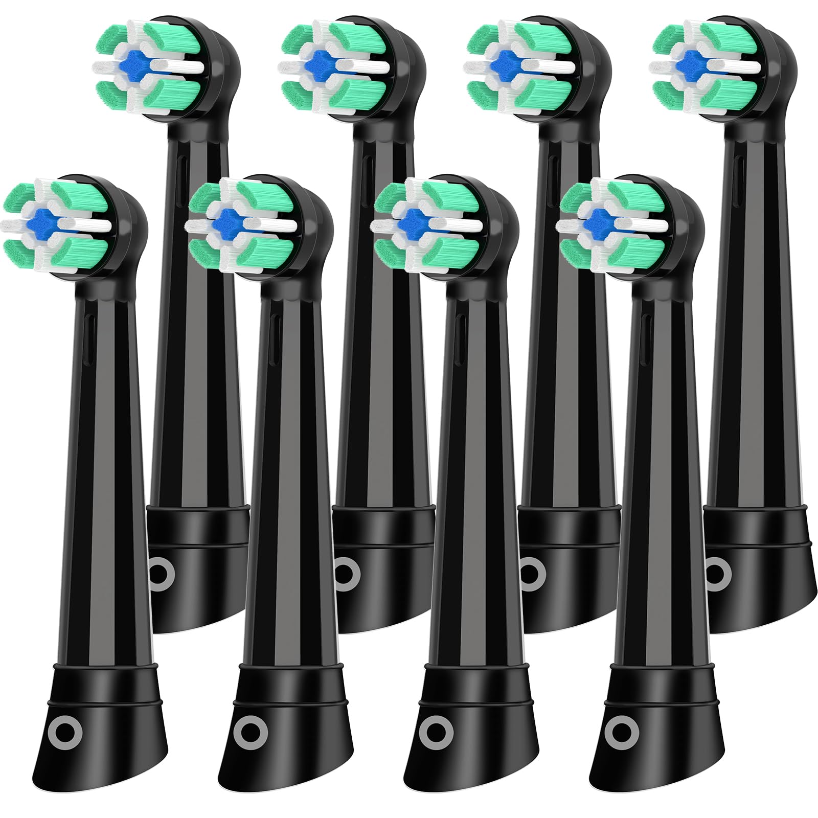 Kisstta 8 Pack Replacement Toothbrush Heads for Oral B iO Electric Toothbrush - Soft Bristles, Deep Cleaning, Compatible with iO Series - Perfect for Travel & Home Oral Care