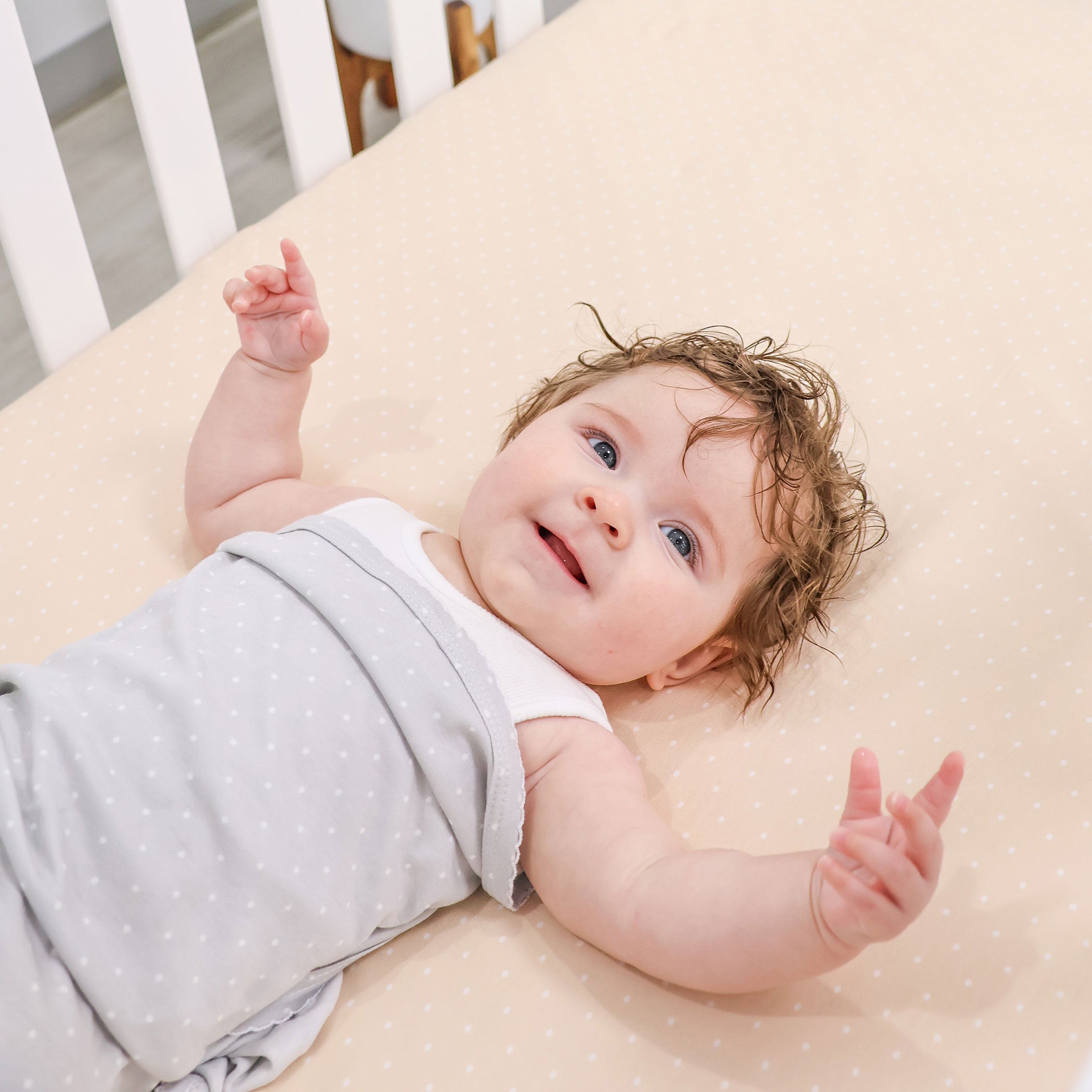Soft Jersey Swaddle Wrap for Babies - 2 Pack in Grey & Taupe - Perfect for Newborns, Infants & Baby Showers