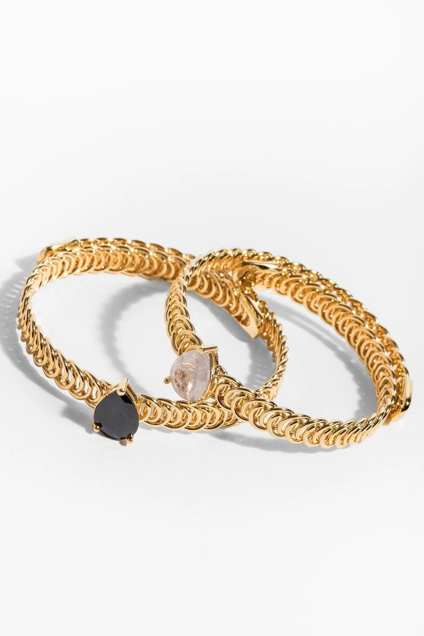Elegant Teardrop Stone Bangle Bracelet for Women - Handmade Boho Jewelry - Perfect for Parties, Weddings & Everyday Wear