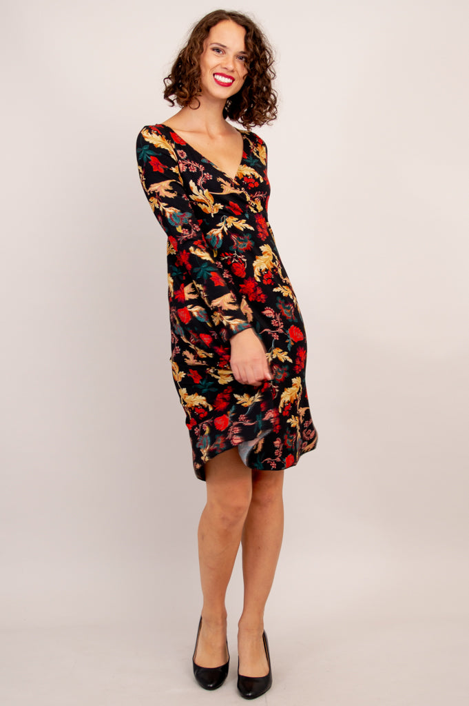 Elegant Denver Dress with Ornate Bamboo Design - Perfect for Summer Parties & Casual Outings