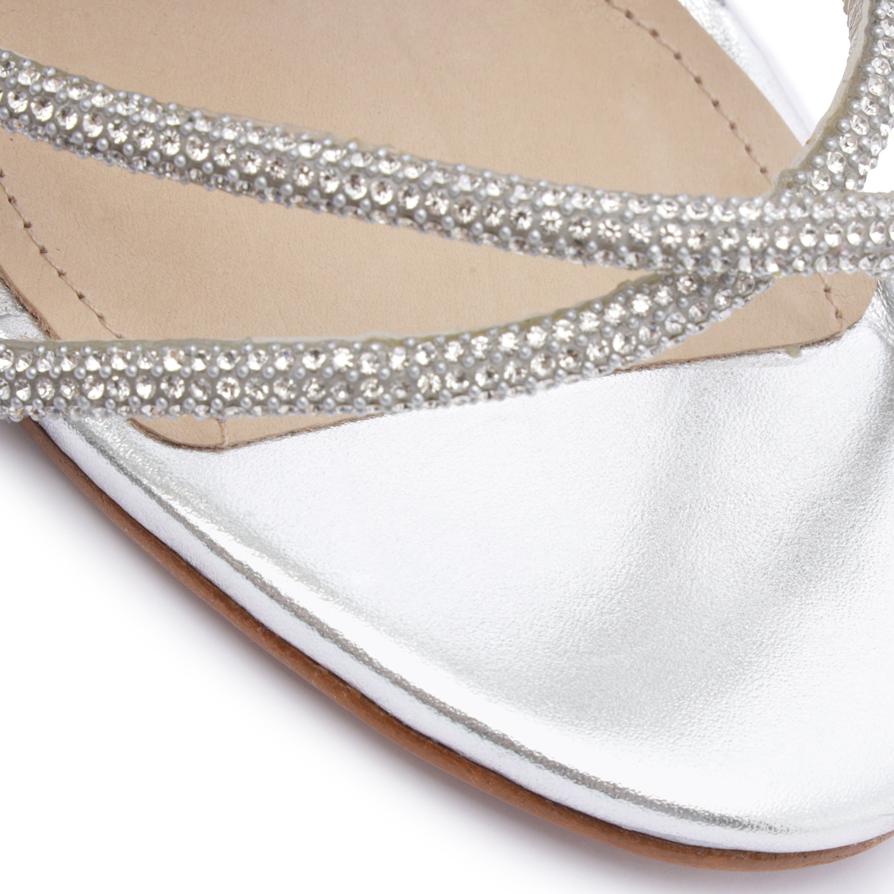 Carley Women's Metallic Nappa Leather Sandals - Comfortable Strappy Summer Dress Sandals for Beach, Vacation & Casual Outings