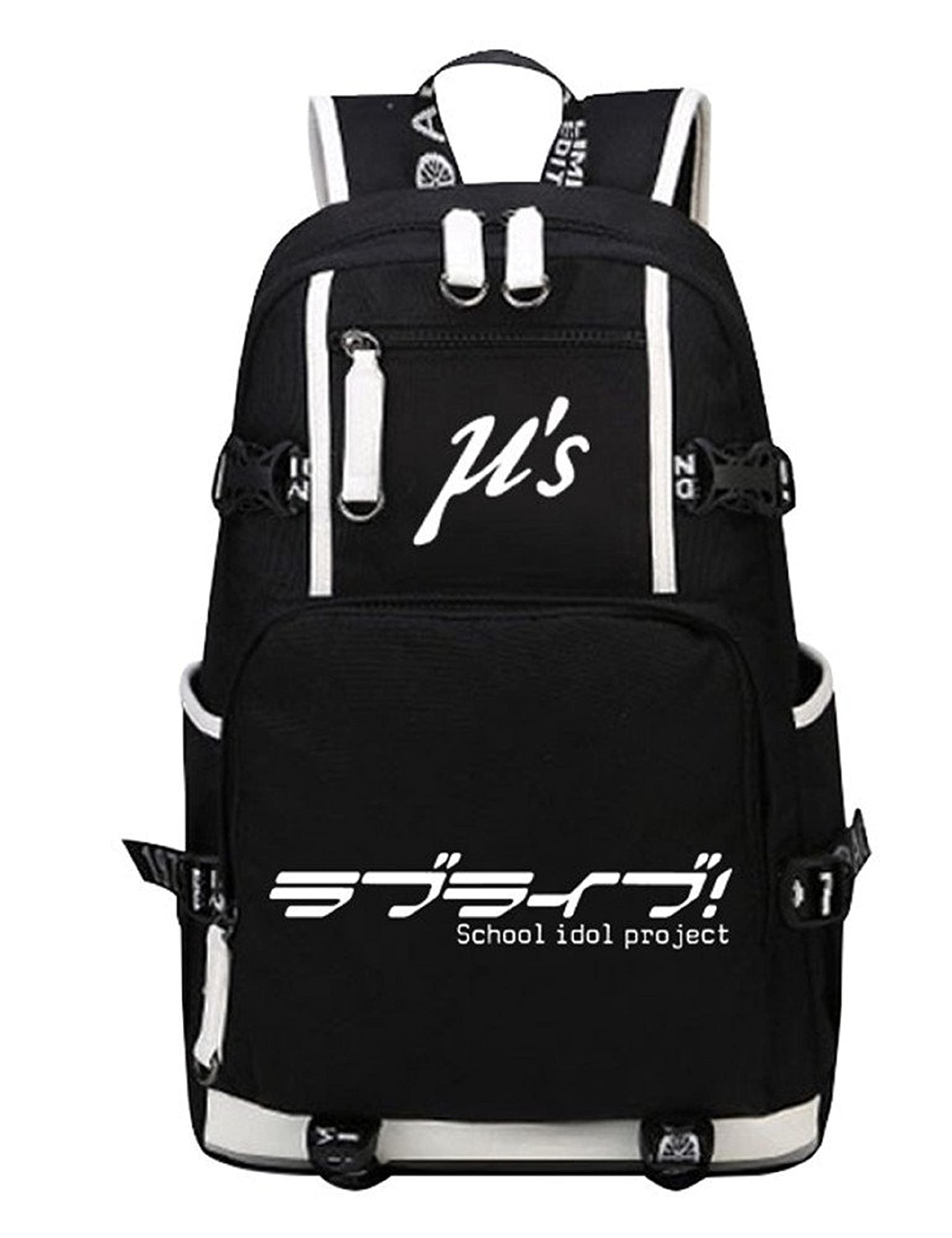 Love Live! Anime Cosplay Luminous Backpack - 15 Inch Laptop School Bag with Shoulder Straps | Perfect for School, Travel & Anime Conventions
