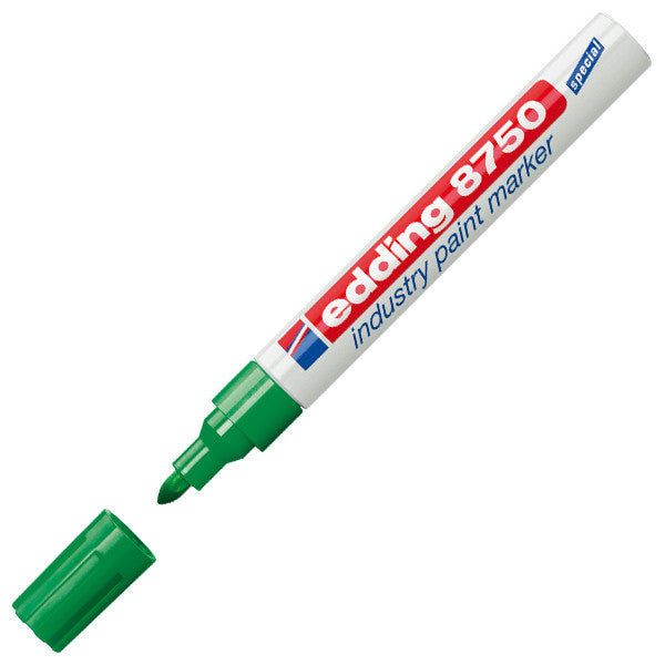 edding 8750 Industrial Paint Marker Bullet Tip - Permanent, Oil-Based Paint Pen for Metal, Plastic, Glass - Ideal for Labeling, Signage & DIY Projects
