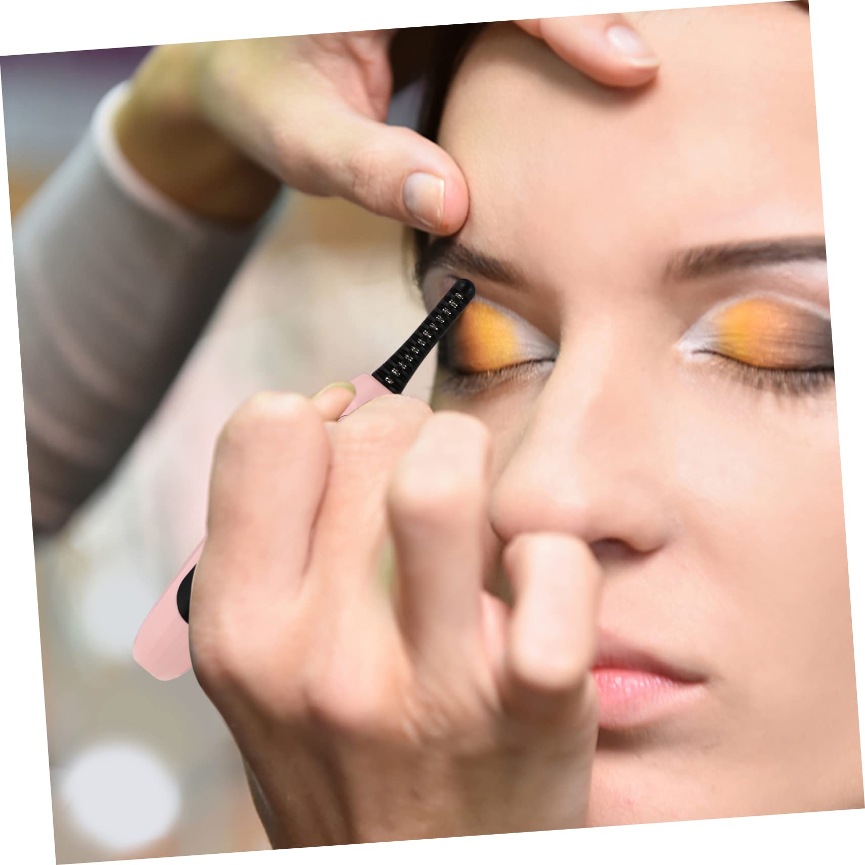 Minkissy Electric Eyelash Curler - Fast Heating Lash Curling Tool for Perfect Eye Makeup | Portable & Easy to Use for Home, Travel & Professional Makeup Artists