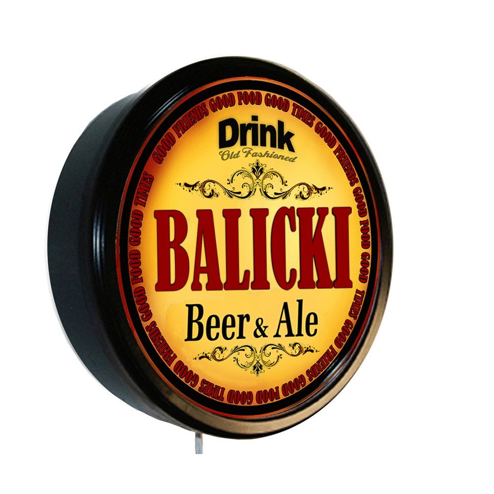 Vintage Golden Oldies Clocks Balicki Beer & Ale Cerveza Neon Lighted Wall Sign - Perfect for Bar, Pub, Man Cave & Home Decor