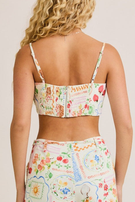 Just Peachy Micro Crop Top - Women's Trendy Summer Short Shirt for Casual Outfits & Beach Wear