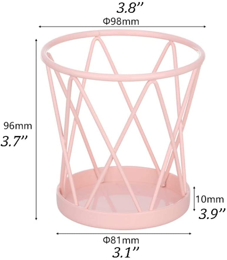 Iron Wire Hollow Pen Holder - Large Capacity Office & Student Desk Organizer for Pencils, Pens, Stationery - Perfect Gift for Students & Professionals (Ideal for Home, Office, School & Study Spaces)