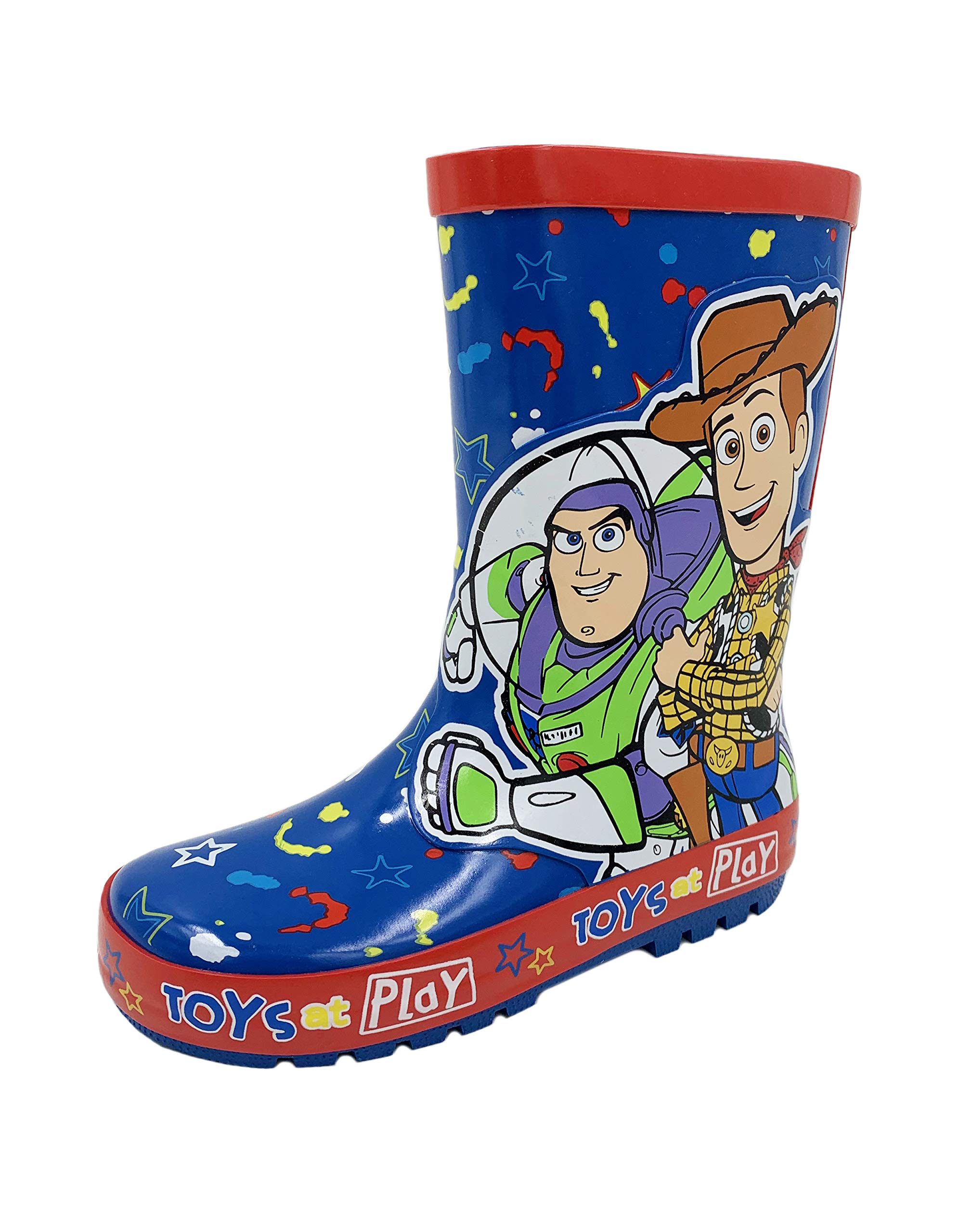 Disney Toy Story Kids' Rain Boots - Waterproof & Durable for Outdoor Play, Puddles, and Garden Adventures