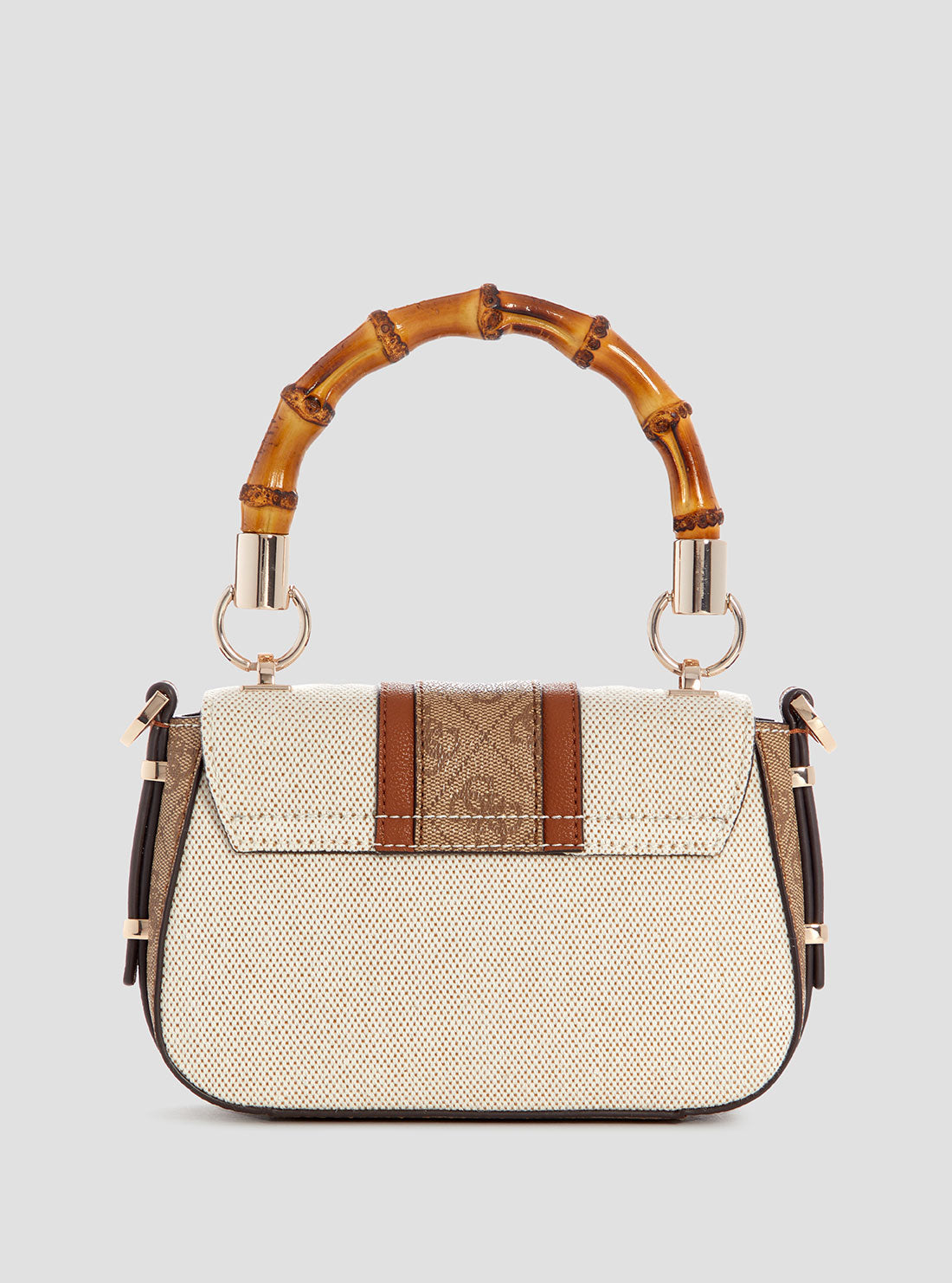 Stylish Brown Logo Kerima Bamboo Mini Crossbody Bag for Women - Perfect for Travel, Shopping & Everyday Use