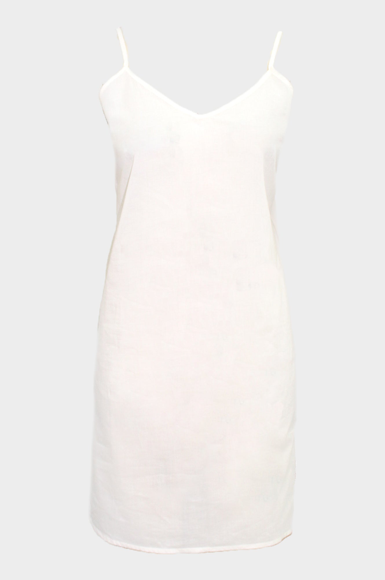 Elegant White Cami V-Neck Midi Slip Dress for Women - Perfect for Summer Weddings, Date Nights & Beach Vacations