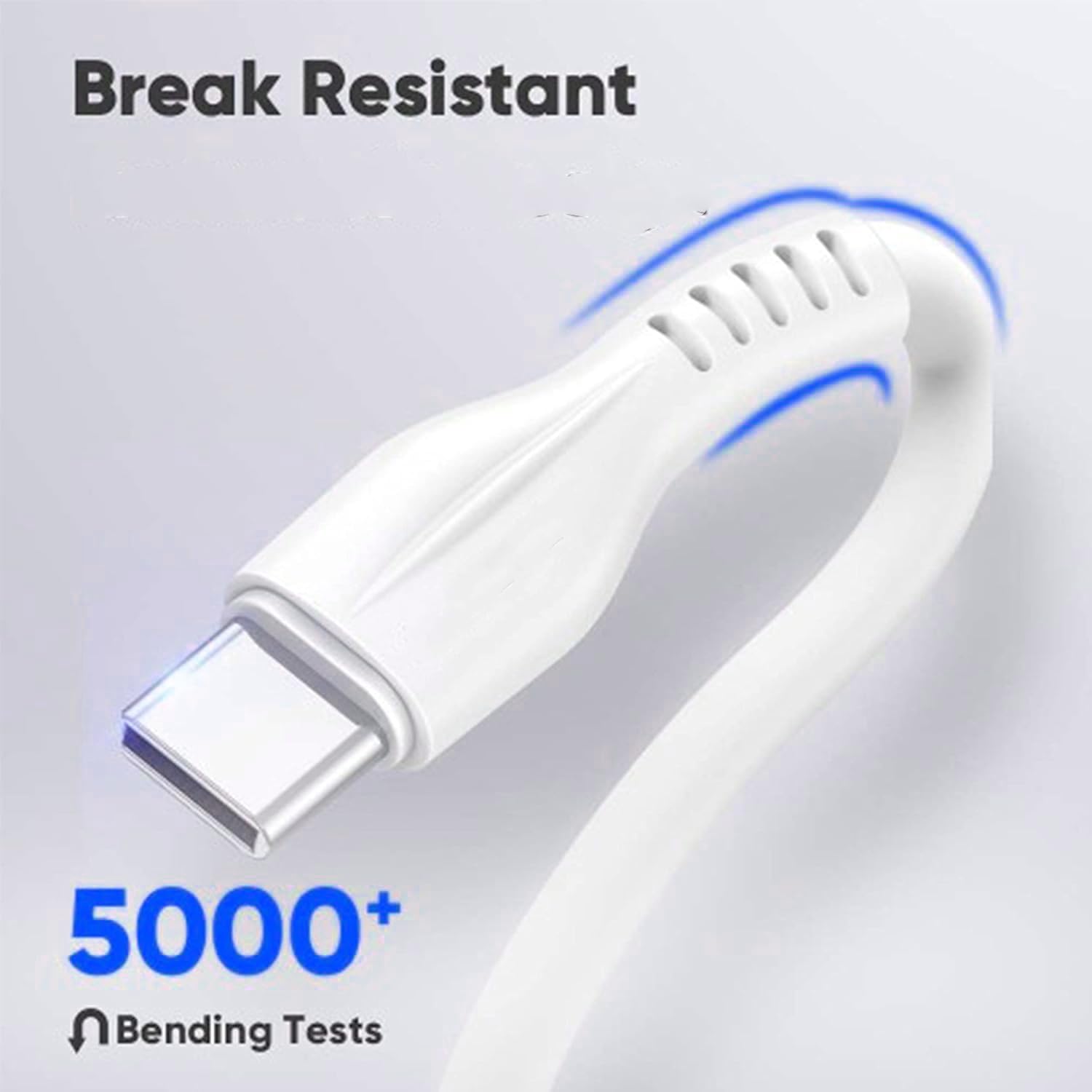 Fast Charging USB C Cable 3A - Compatible with Samsung Galaxy S21/S20/S10/S9/S8, Huawei P30/P20/P40, Google Pixel, Sony Xperia & Nintendo Switch - Durable Type C Charger Lead for Phones, Tablets & Gaming Consoles - Perfect for Home, Office & Travel Charging