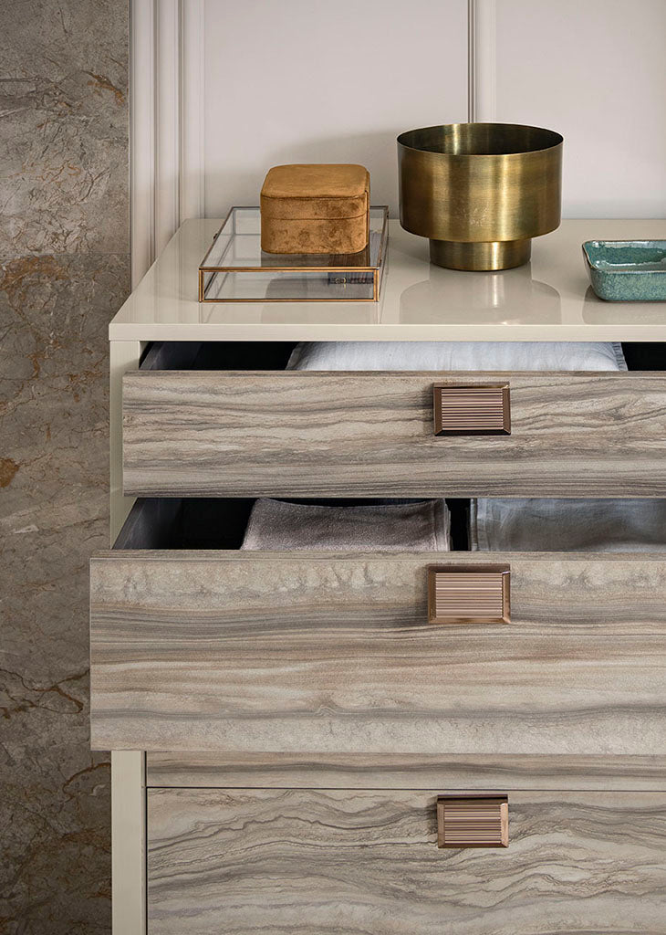 ALF JUPITER BEDROOM COLLECTION - Modern Luxury Bedroom Furniture Set for Master Suite & Guest Room | Complete Bed Frame, Nightstands & Dresser