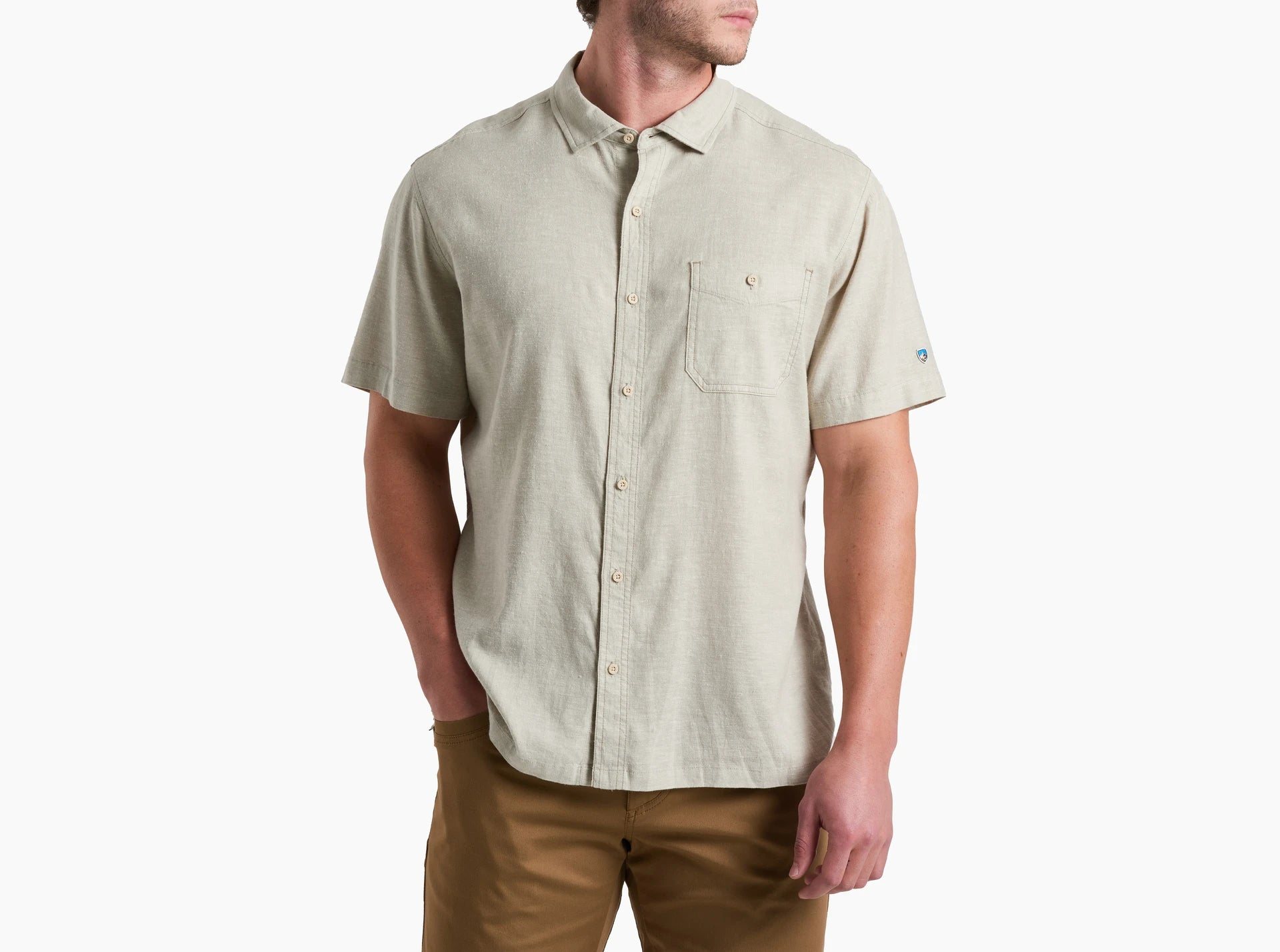 Kuhl Getaway SS Men's Short Sleeve Shirt - Lightweight Quick-Dry Travel & Hiking Shirt for Outdoor Adventures