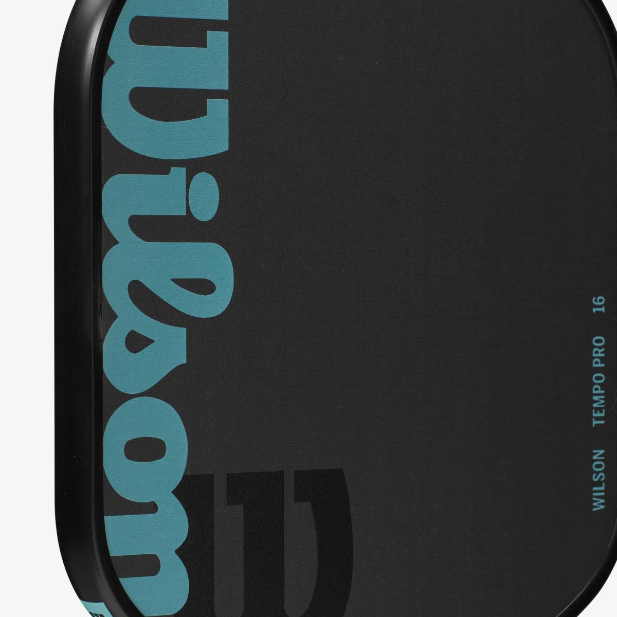Wilson Tempo Pro 16 Pickleball Paddle - Premium Carbon Fiber Face with Cushion Grip (Black/Blue) | Perfect for Indoor & Outdoor Play, Tournaments & Recreational Games