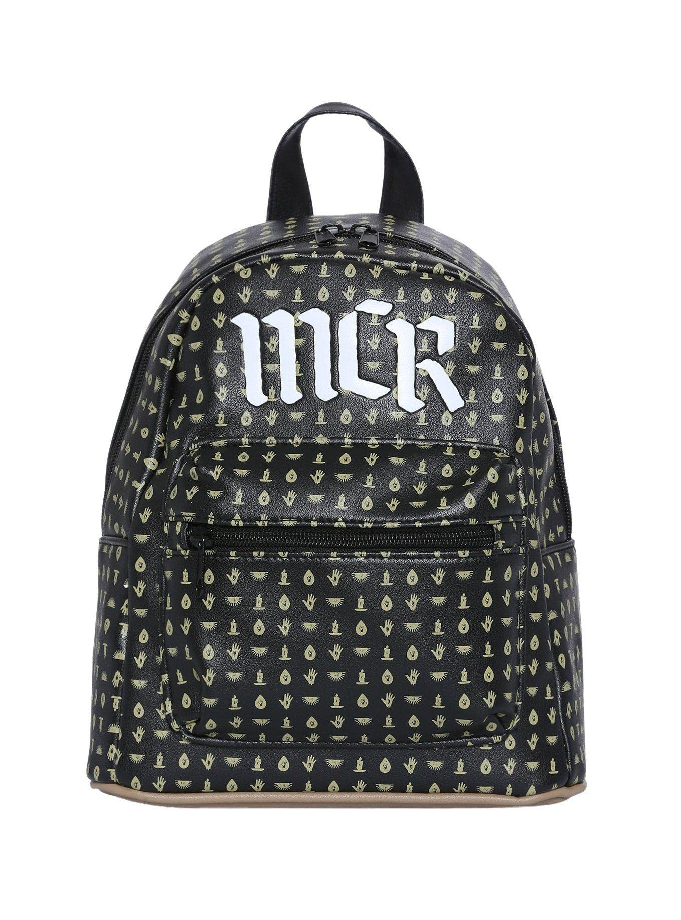My Chemical Romance Symbols Mini Backpack - Official Hot Topic Licensed Merchandise | Gothic Punk Fashion Accessory for Concerts, School & Everyday Use