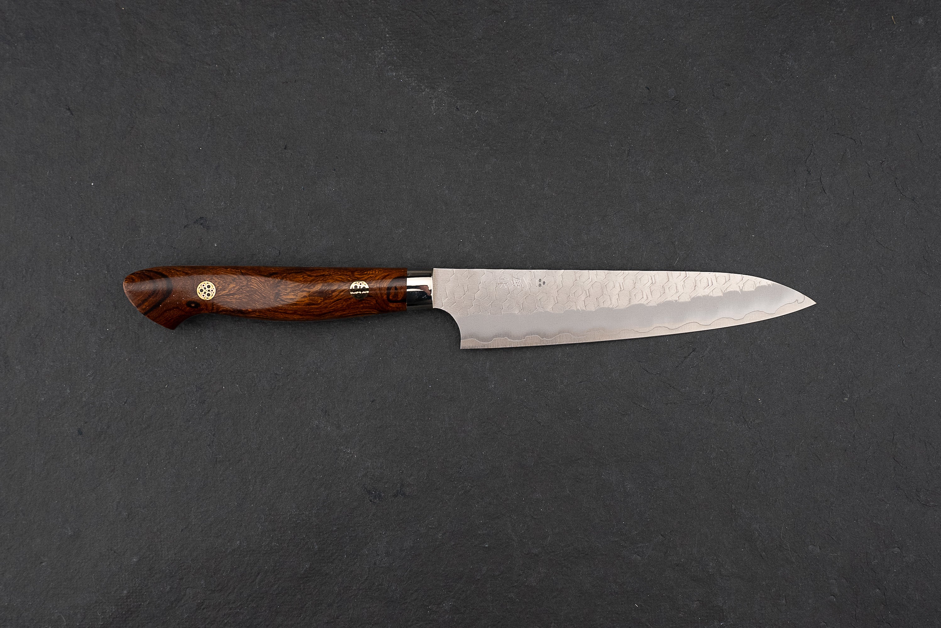 Nigara SG2 Migaki Tsuchime Western Petty Knife 150mm - Premium Japanese Stainless Steel Kitchen Knife for Slicing, Peeling & Precision Cutting - Perfect for Chefs & Home Cooking