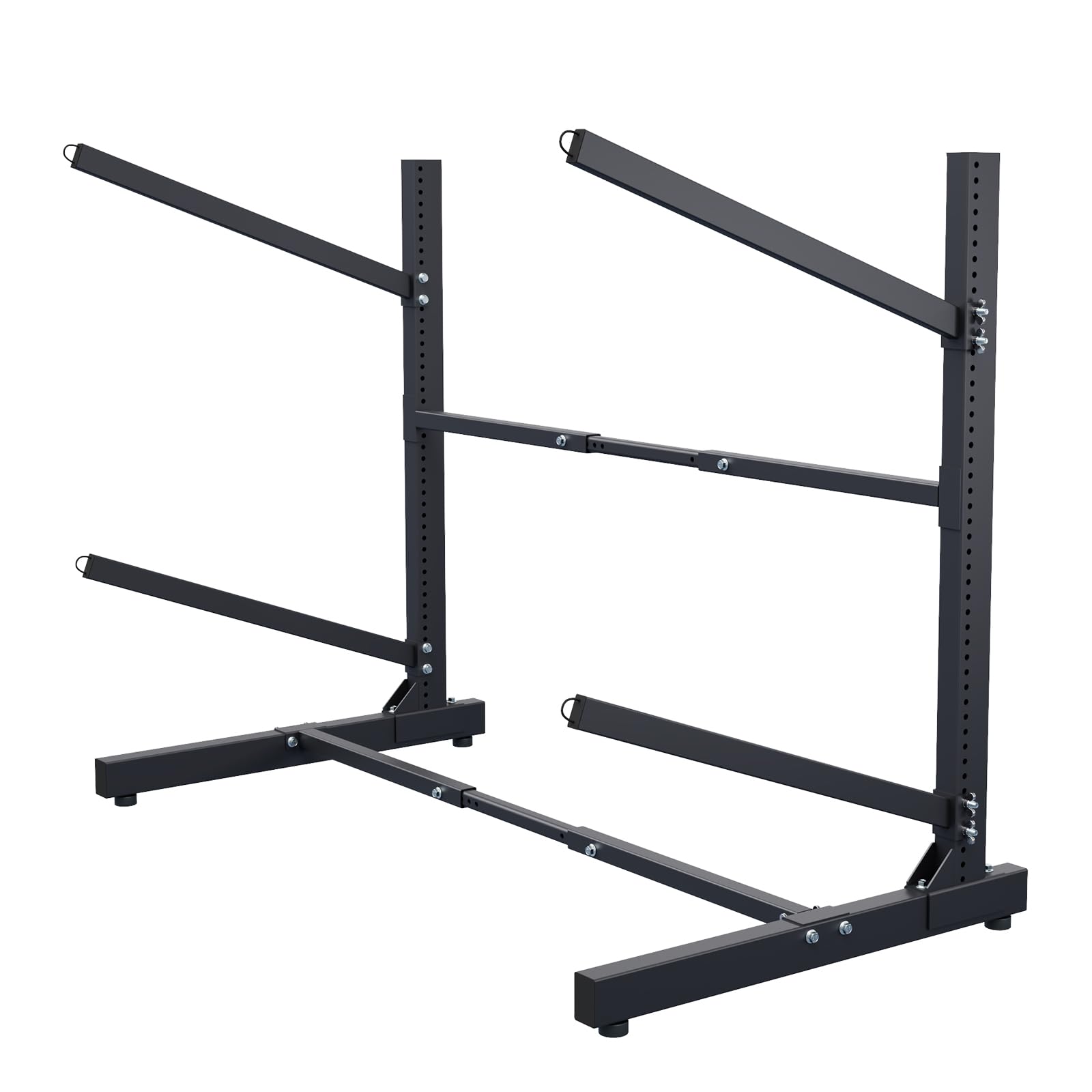 Heavy Duty Adjustable Freestanding Kayak and Canoe Storage Rack - Weatherproof SUP Stand for Indoor & Outdoor Use - Perfect for Garage, Shed, Dock, Backyard Kayak Storage - Ideal for Paddle Board, Canoe, and Kayak Organization