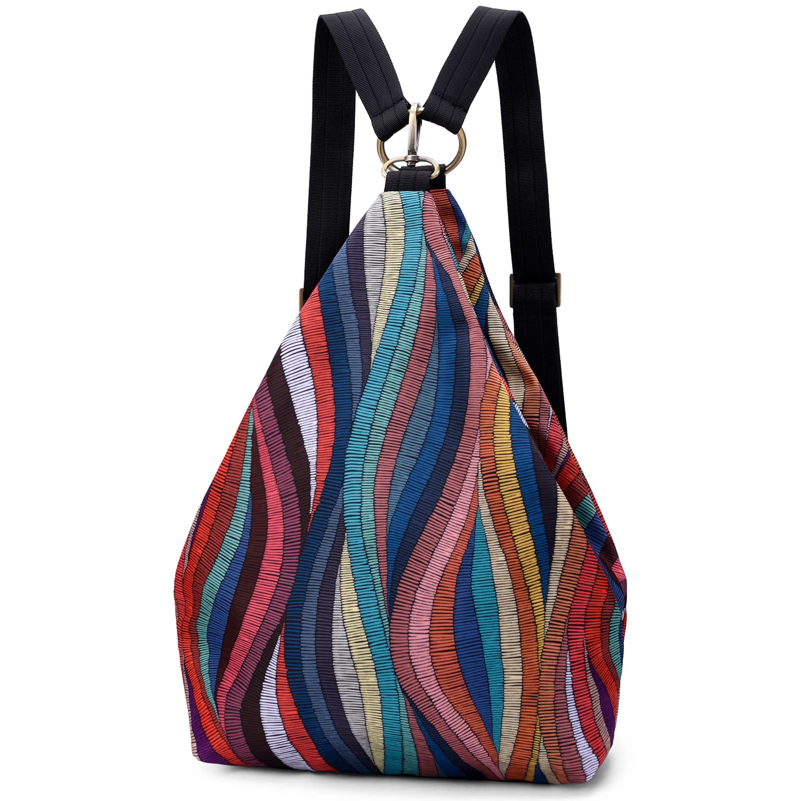 Black Butterfly Premium Backpack for Women - Bohemian Style Fashion Casual Daypack, Small Backpack Purse (Multicolor) - Perfect for Travel, Work & Daily Use