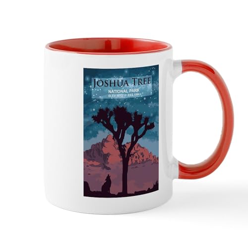 White/Red Inside - Joshua Tree Mugs