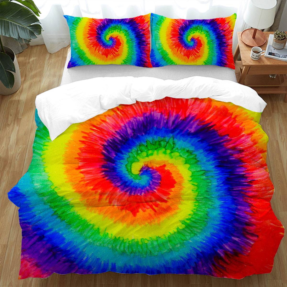 Premium Color Creation Bedding Set - Soft 4-Piece Queen Size Comforter Set with Pillow Shams - Perfect for Master Bedroom, Guest Room & Dorm Decor