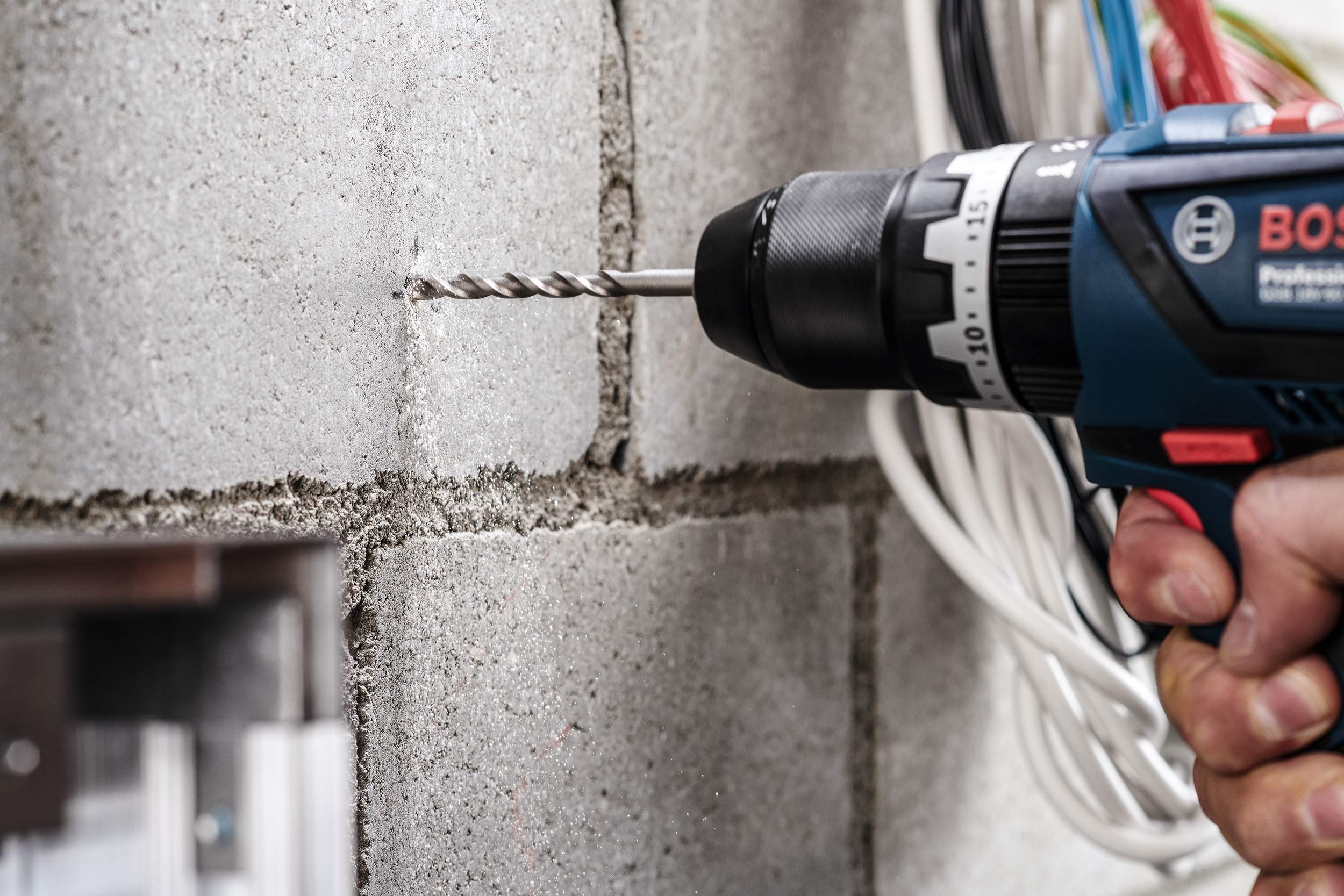 Bosch Professional 2-Pack Concrete Drill Bits - 6mm Diameter, 100mm Length - Ideal for Impact Drills in Masonry and Concrete Projects