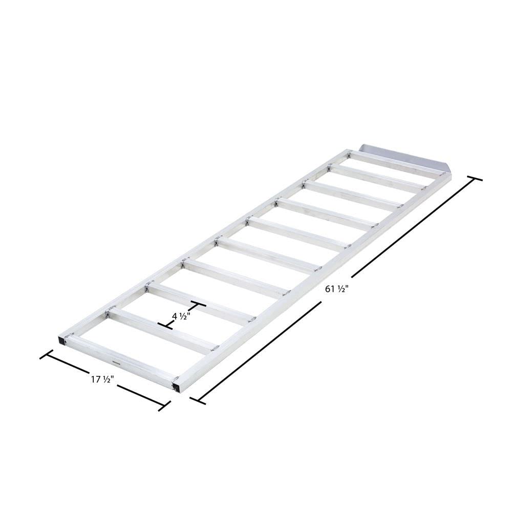 Black Ice Folding Snowmobile Ramp 6.5' x 54